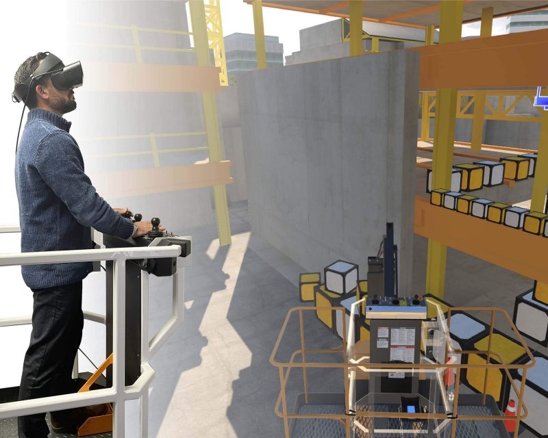 VR Heavy Equipment Simulator Training
