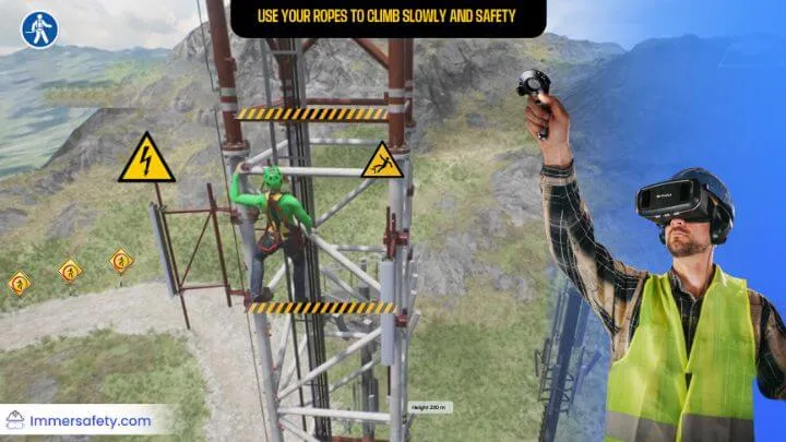 VR Construction Training For Work At Height 