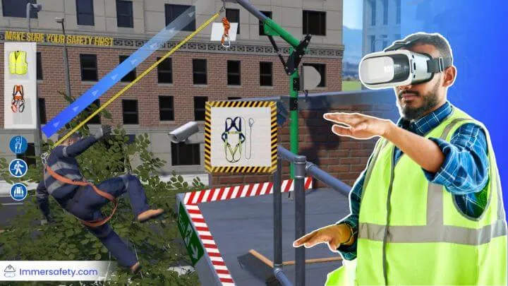 Virtual Reality Fall protection training for construction