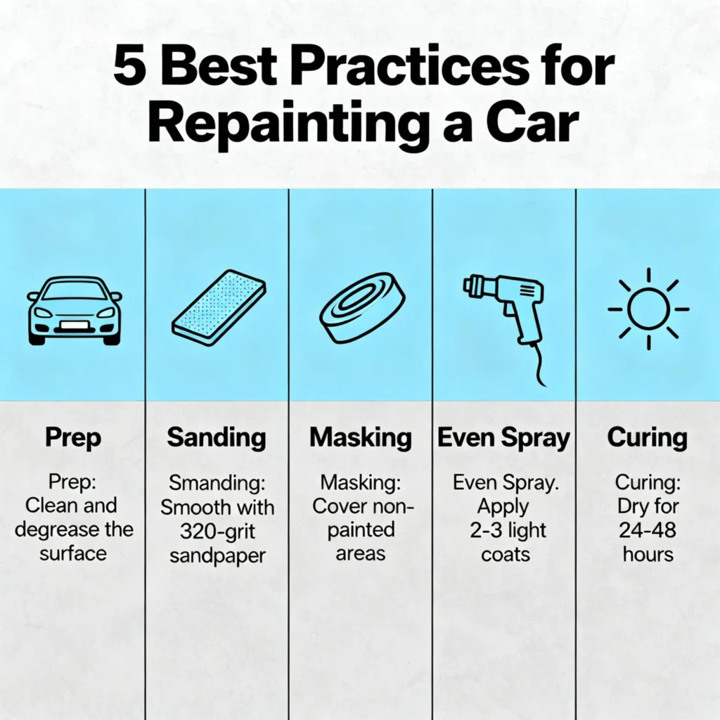 Automotive Best Practices for Repainting A Car