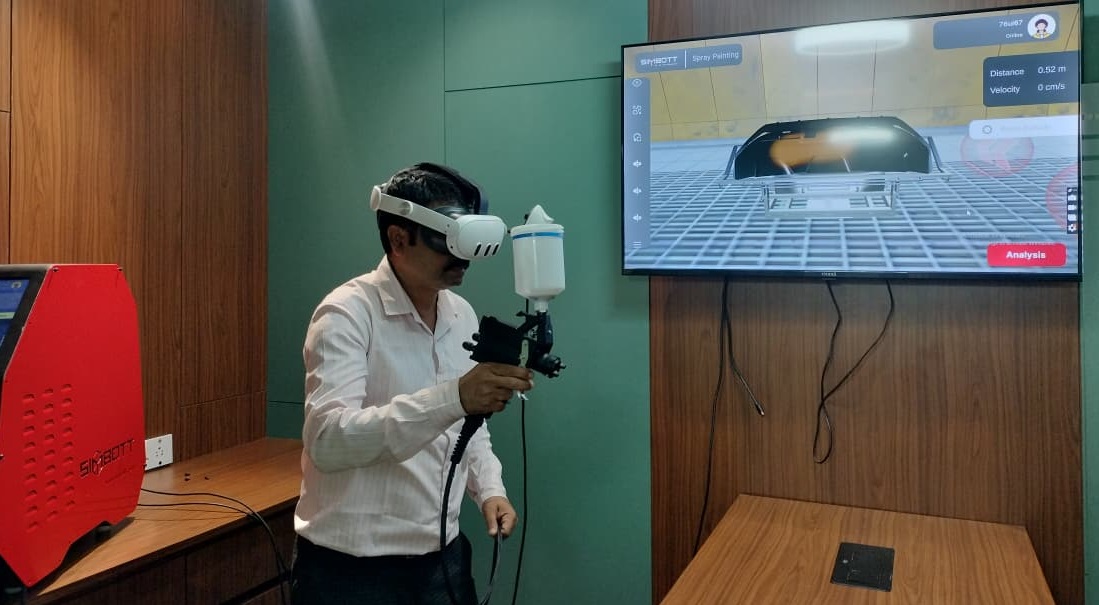 VR Spray Painting Simulator Simbott